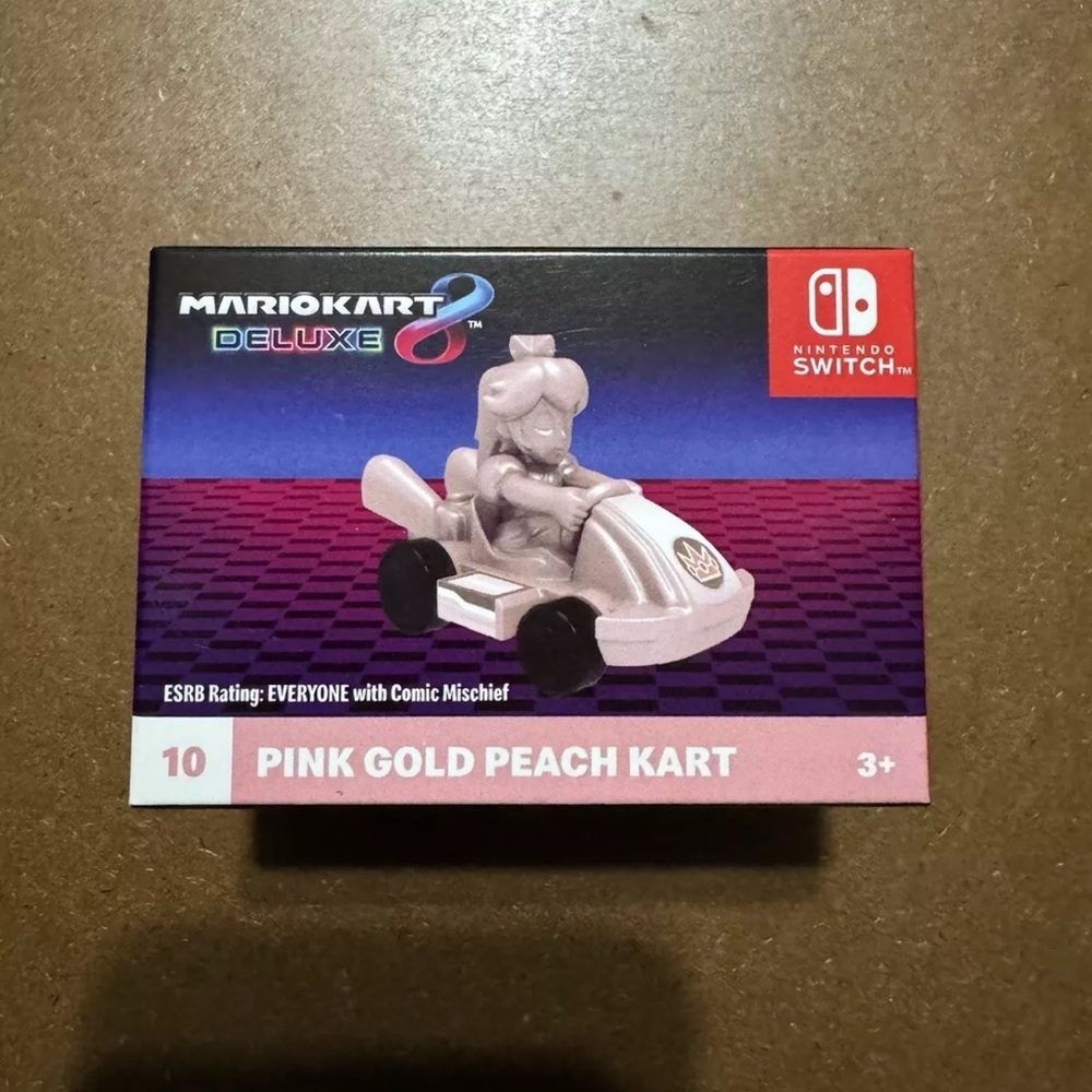 2024 McDonald’s Happy Meal Mario Kart Nintendo Toy #10 PINK GOLD PEACH - NEW